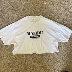 Brandy Melville Malibu oversized crop top